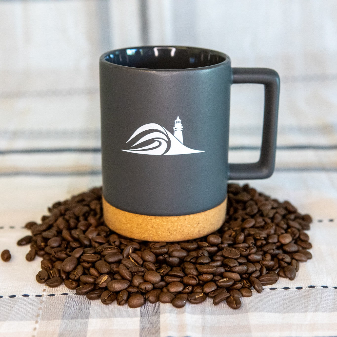 Cork Bottom Ceramic Coffee Mug